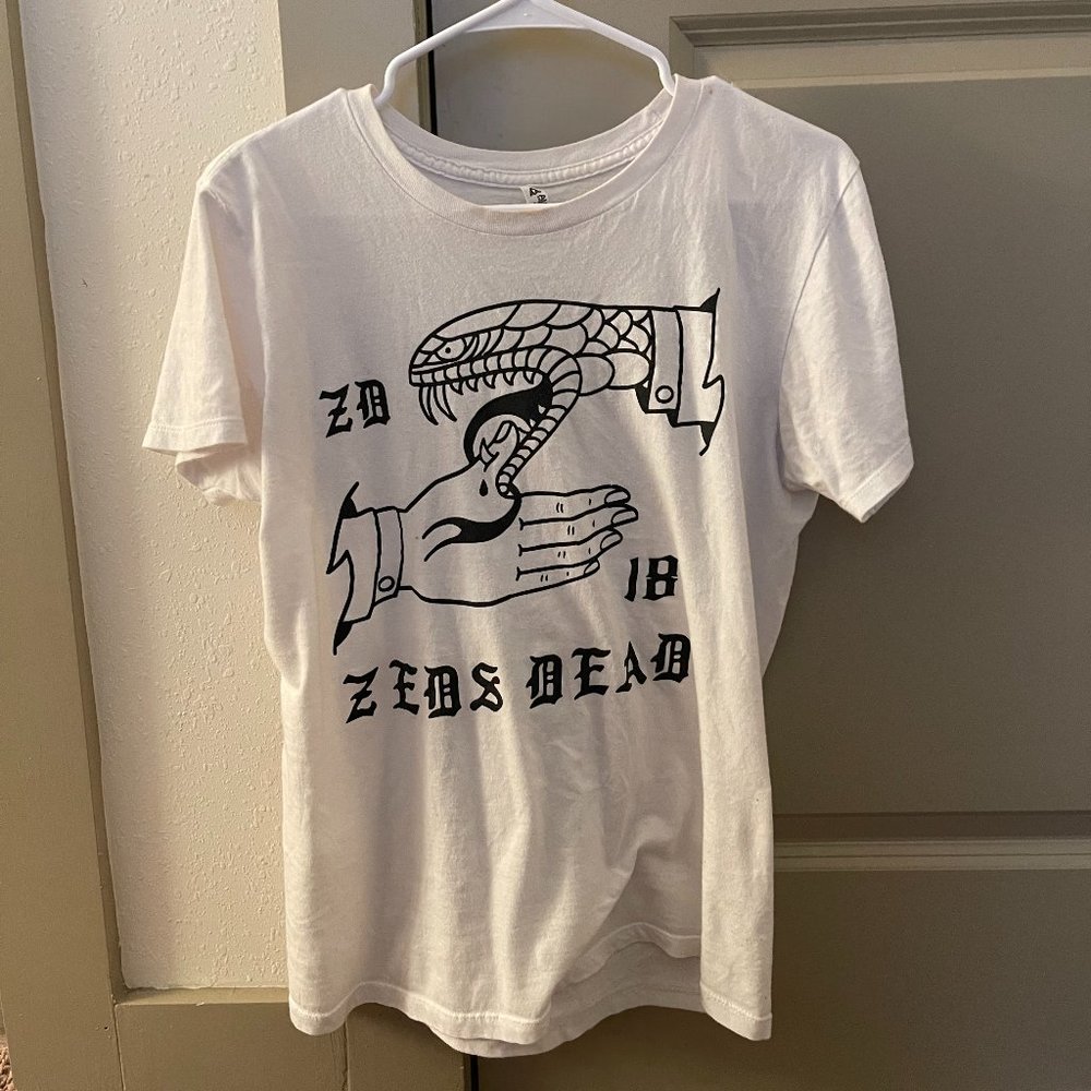 Zeds Dead White and Black Super Soft Tee
